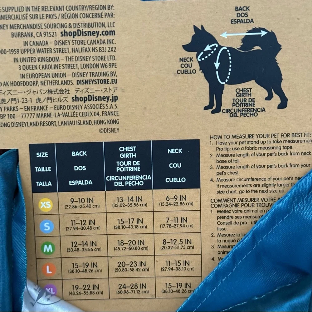 Disney Tails Pet Costume & Toy Set - The Haunted Mansion - Hatbox Ghost | SMALL - Picture 3 of 5